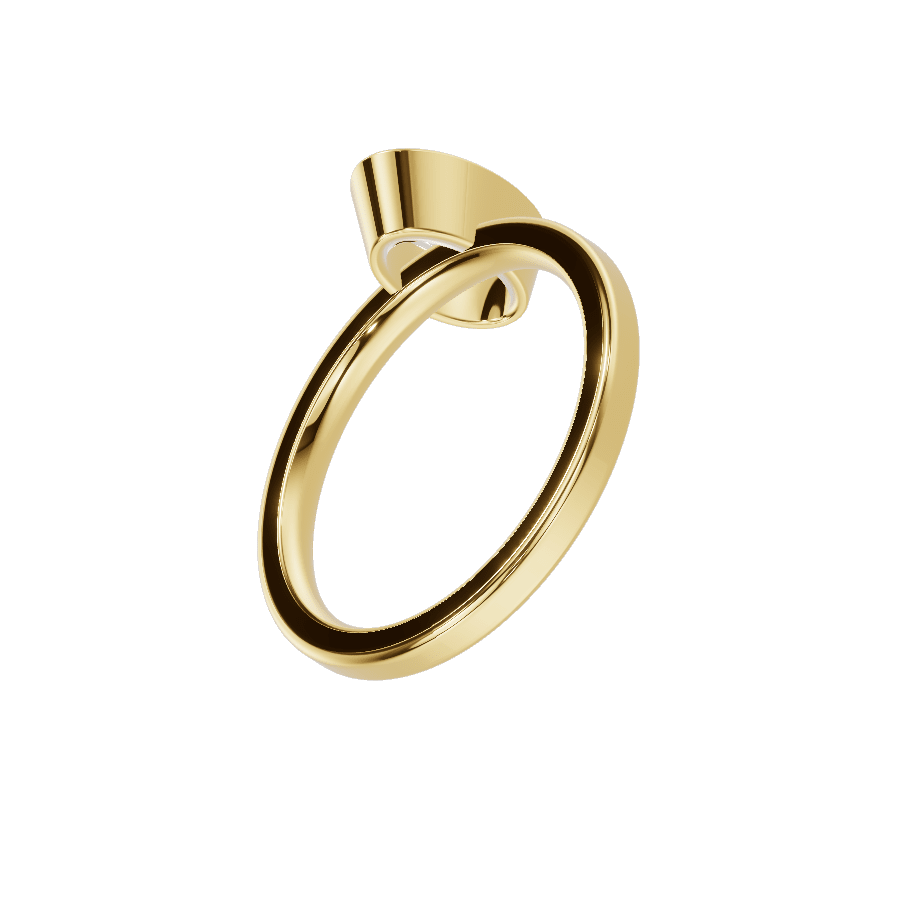 Oval Bezel - Moissanite Engagement Rings