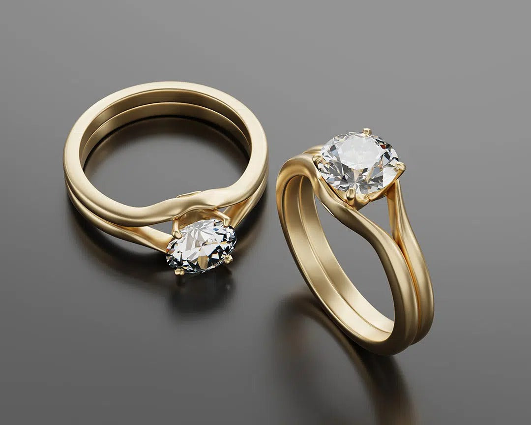 Can I find rose gold, yellow gold, and white gold options in Guthrie Jewellery's collection?