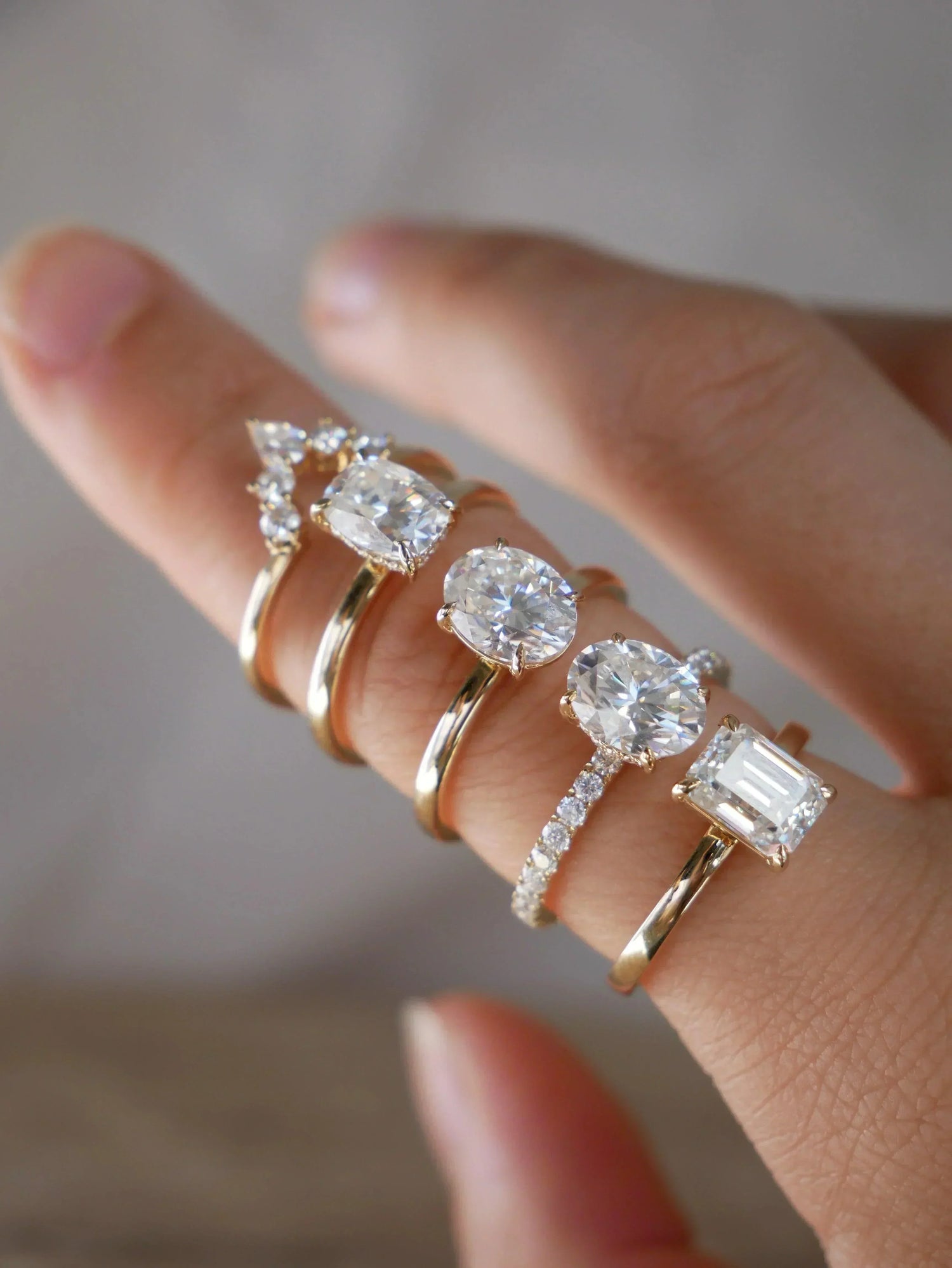 Buy Now - Moissanite Engagement Rings