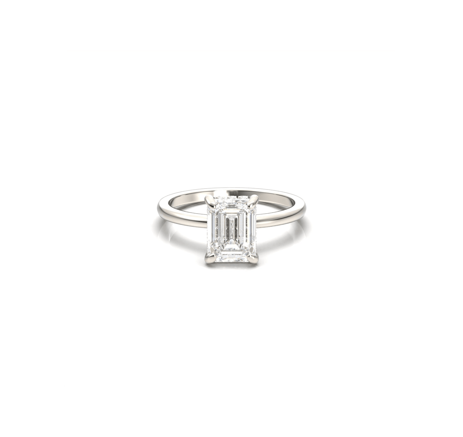 Emerald - Moissanite Engagement Rings