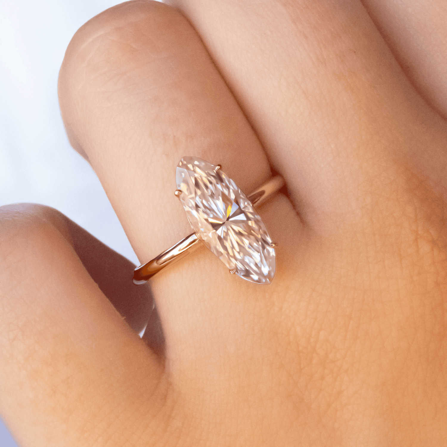 Marquise - Moissanite Engagement Rings