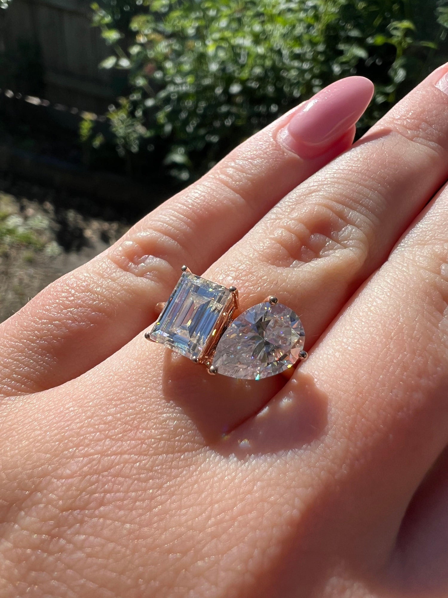 Two-Stone Rings - Moissanite Engagement Rings