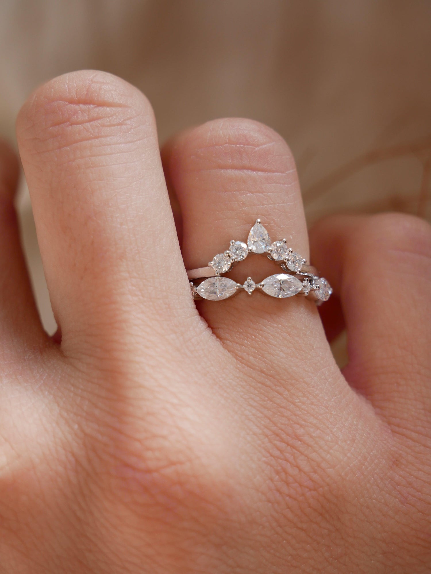 Wedding Bands - Moissanite Engagement Rings