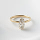 Marquise Solitaire Moissanite Engagement Ring - Moissanite Engagement Rings