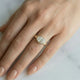 East West Bezel Oval Solitaire Diamond Engagement Ring - Moissanite Engagement Rings