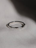 Emerald Diamond Wedding Band