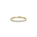 Full Pavè Moissanite Wedding Band