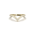 Full Pavè With Peak Moissanite Wedding Band