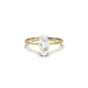 Marquise Hidden Halo Diamond Engagement Ring - Moissanite Engagement Rings