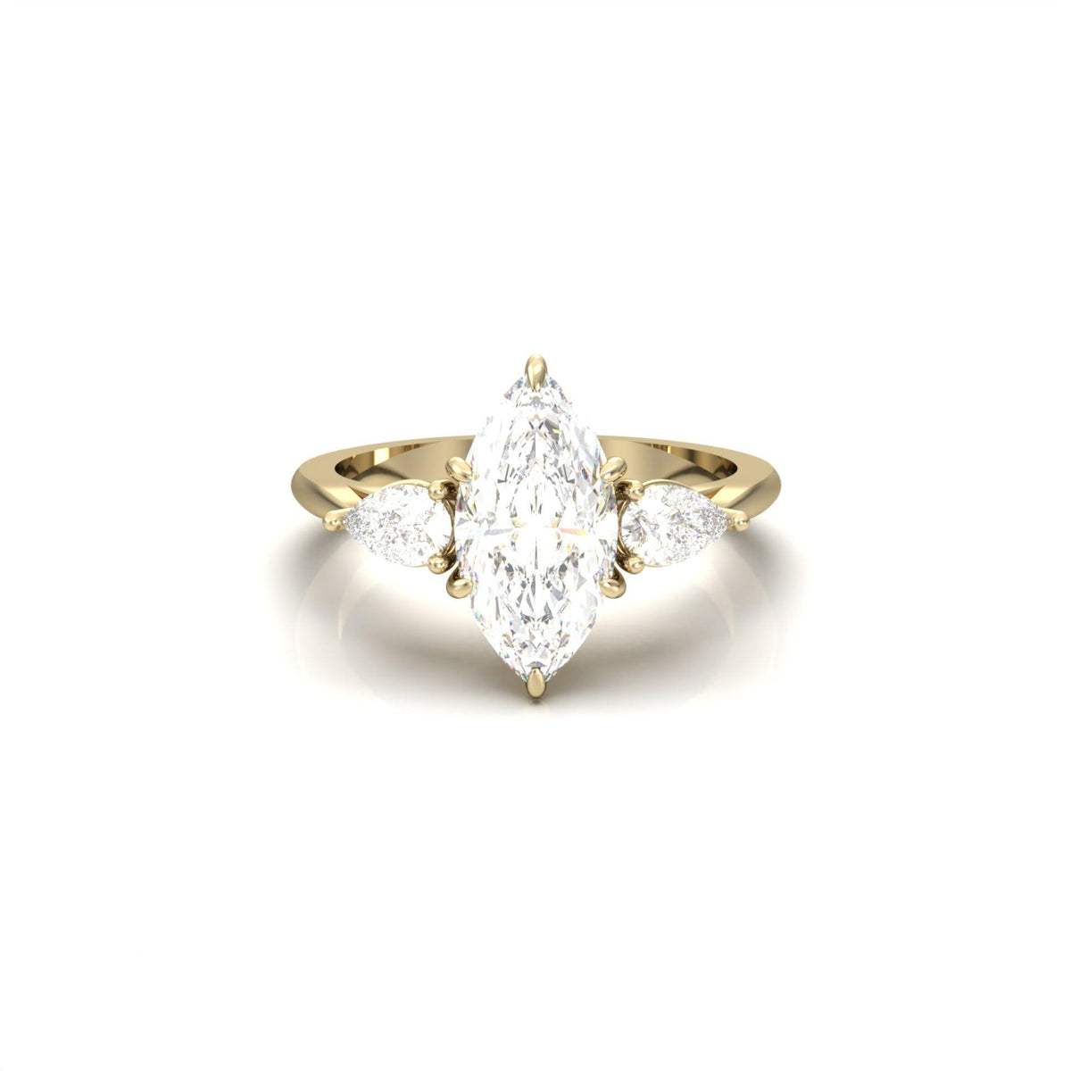 Marquise Trilogy Engagement Ring - Guthrie Jewellery