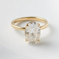 Aurora — Oval Solitaire Diamond Engagement Ring