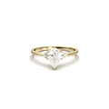 Pear Accent Stones Diamond Engagement Ring