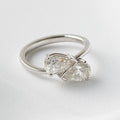 Cleo — Pear Toi-Et Moi Diamond Engagement Ring
