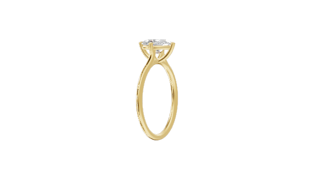 Oval Cathedral - Moissanite Engagement Rings