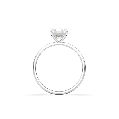 Radiant Solitaire Diamond Engagement Ring - Moissanite Engagement Rings