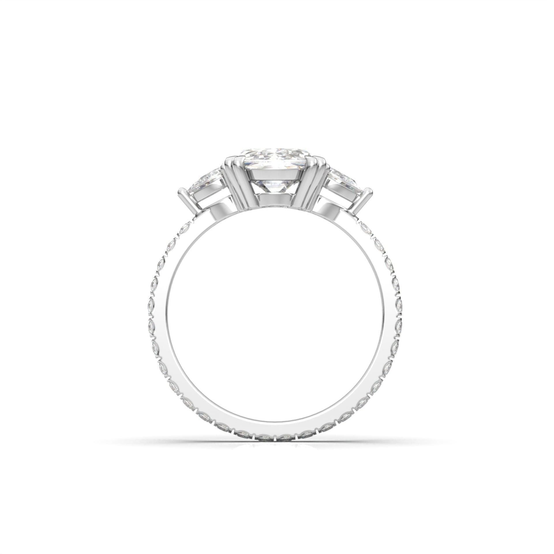 Test Product Ringbuilder - Moissanite Engagement Rings